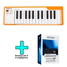 MIDI-клавиатура Arturia MicroLab (Orange) + Arturia Analog Lab V: Механика Базовая