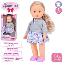 Интерактивная кукла Limo Toy Даринка музыкальная ходит 41 см (M 5907 I UA): Возраст от 3 лет
