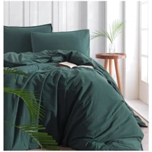 Комплект постільної білизни SoundSleep Stonewash dark green зелений, Двохспальний євро (92670563): Матеріал бавовна, ранфорс