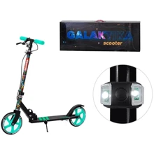 Самокат Galaktika Scooter бірюзовий (GS-0014/1): Кількість коліс 2