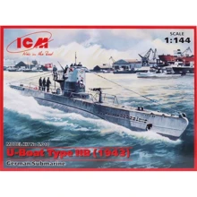 Немецкая подводная лодка U-Boat Type IIB (1943) German submarine (ICMS010): Производитель ICM