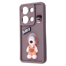 Чохол для телефона Mobile Case Pretty Things Brown/Baby for Xiaomi Redmi Note 13 Pro 4G / Poco M6 Pro 4G: Сумісність Xiaomi Redmi Note 13 Pro 4G / Poco M6 Pro 4G