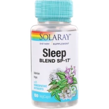 Solaray Sleep Blend SP-17 Здоровый сон смесь трав SP-17 100 капсул: Форма выпуска Капсулы