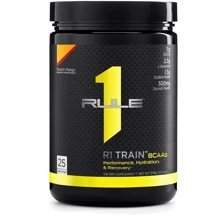 Аминокислота для спорта Rule One Proteins R1 Train BCAAs 378 g /25 servings/ Peach Mango: Вкус Манго, Персик
