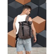 Чоловічий рюкзак Sambag RollTop BSH світло-коричневий (24211061m): Стать Мужской