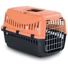 Переноска для котов и собак Bergamo Gipsy 1 small Melone металлическая дверь 46x31x32 см персиковая: Производитель Bergamo
