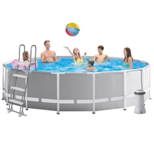 Каркасный бассейн Intex 26726, 457 x 122 см (3 785 л/ч, лестница, тент, подстилка): undefined undefined