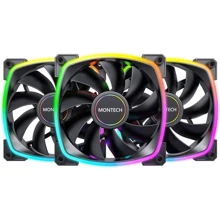 Кулер Montech AX120 PWM 3 in 1 Black: Уровень шума, dB 27
