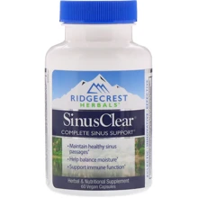 RidgeCrest Herbals, SinusClear, 60 Vegan Capsules (RCH587): Форма выпуска Капсулы