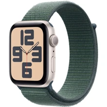 Apple Watch SE 2 2024 44mm GPS Starlight Aluminum Case with Lake Green Sport Loop (MXEW3QH/A) UA: Размер 44mm