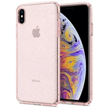 Чехол для iPhone Spigen Liquid Crystal Glitter Rose Quartz (065CS25124) for iPhone Xs Max: Цвет розовый