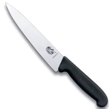 Кухонний ніж Victorinox Fibrox лезо 12см з черн. ручкою (52003.12): Лезо нержавіюча сталь