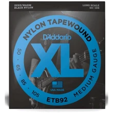 Струна для гитар Набор струн D'Addario ETB92 XL NYLON TAPEWOUND BASS (50-105): Тип Комплект струн