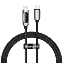 Кабель Baseus Cable USB-C to Lightning Display 20W 1m Black (CATLSK-01): Тип USB-C - Lightning