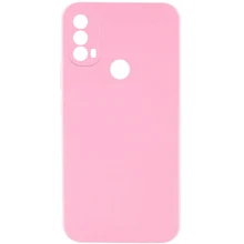 Чохол для телефона TPU Case Getman Liquid Silk Full Camera Pink для Motorola E40: Сумісність Motorola E40