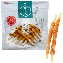 Ласощі для собак DoggyMan Chicken Fillet Dental Gum в'ялена курка 12 см 156 г (56154): Виробник DoggyMan