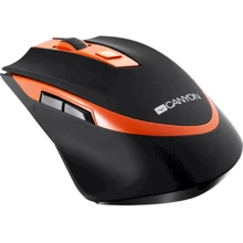 Мишка Canyon CNS-CMSW13BO Wireless Black-Orange (CNS-CMSW13BO): інтерфейс підключення Wireless