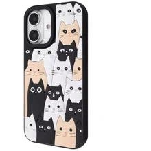 Чохол для iPhone WAVE Doodle Case Cats для iPhone 16: Колір малюнок