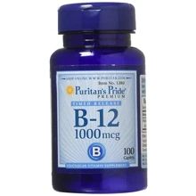 Puritan's Pride Vitamin B-12 1000 Mcg Timed Release Caplets, 100 Count: Тип Витамин B