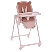 Стільчик для годування El Camino ME 1037 CRYSTAL Bear Pink (ME 1037 Bear Pink): Тип классический стульчик