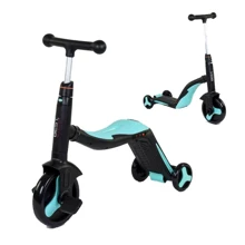 Самокат Best Scooter черно-голубой (JT 20255): Количество колес 3