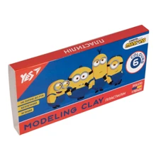 Пластилин YES Minions 6 цветов 120 г (540629): Производитель YES