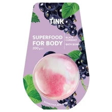 Tink Superfood For Body Black Currant Bath Bomb Бомбочка-гейзер для ванны 200 g: Назначение Расслабление, Ароматизация