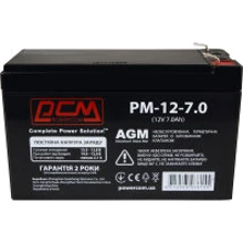 Powercom 12В 7Ah (PM-12-7): Тип Аккумулятор