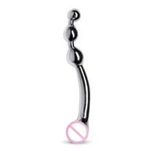 Анально-вагинальный стимулятор Sinner Gear Unbendable - Multi-Stim Pleasure Wand Metal Anal Dildo: Для кого Унисекс