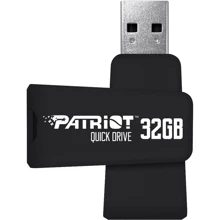 USB-флешка Patriot 32GB Color Quick Drive USB 3.1 Black (PSF32GQDBK3USB): Стандарт USB USB 3.1