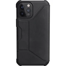 Чехол для iPhone Urban Armor Gear UAG Metropolis Leather Black (112366118340) for iPhone 12 Pro Max: Цвет черный