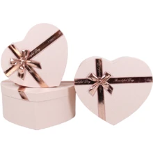 Коробка Подарочные коробки UFO Набор 3 шт PINK HEART серд. (56321-242): undefined undefined