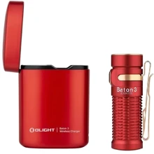 Ліхтар туристичний Olight Baton 3 Premium Red з зарядної станцією (2370.33.24): Тип Ручной