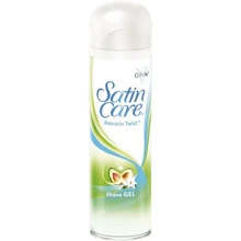 Gillette Satin Care Avocado Twist Shave Gel 200 ml Гель для бритья Авокадо твист: Объем, мл 200