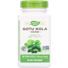 Nature's Way, Gotu Kola Herb, 475 mg, 180 Capsules (NWY-14008): Форма выпуска Капсулы