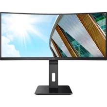 Монітор AOC CU34P2C: Покриття екрану матовое