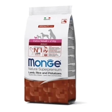 Сухой корм Monge Extra Small Adult для взрослых собак миниатюрных пород с ягненком и картошкой 0.8 кг (70011471): Тип Сухой корм
