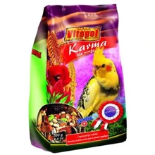 Полнорационный корм Vitapol Karma для нимф и других средних попугаев 500 г: Вид корма Обычный