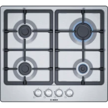 Варильна поверхня газова Bosch PGP6B5O90R: Розташування панелі фронтальне