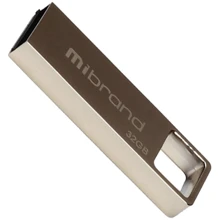 USB-флешка Mibrand 32GB Shark Silver USB 2.0 (MI2.0/SH32U4S): Стандарт USB USB 2.0