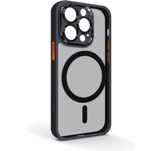 Чохол для iPhone ArmorStandart Unit Case Magsafe SE Black Orange для iPhone 14 Pro (ARM75366): Колір черный