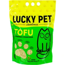 Наполнитель для кошачьего туалета Luсky Pet Тофу с ароматом зеленого чая 6 л (193079): Вид Соевый