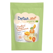 Каша безмолочная органическая Detka Am Organic Кукурузная с яблоком и морковью 200 г: Тип Каши безмолочные
