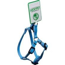 Шлея Lucky Pet кожаная двойная 1x23-30 см голубая (4820224217697): Производитель Lucky Pet