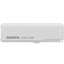 USB-флешка ADATA 16GB UV110 USB 2.0 White (AUV110-16G-RWH): Стандарт USB USB 2.0