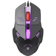 Мишка Defender Ultra Gloss MB-490 Black (52490): інтерфейс підключення USB