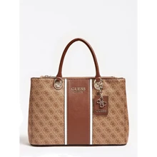 Женская сумка тоут Guess Cathleen Status Carryall коричневая (HWSG7737230-BRO): Пол Женский