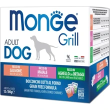 Вологий корм для собак Monge dog корм grill mix лосось ягня свинина 1.2 кг (8009470017503): Тип Влажный корм