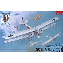 Модель Roden Германский биплан-бомбардировщик Gotha G.IV (RN011): Производитель RODEN