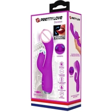 Премиум вибратор с клиторальным язычком Pretty Love DOREEN, BI-014754: Для кого Для женщин